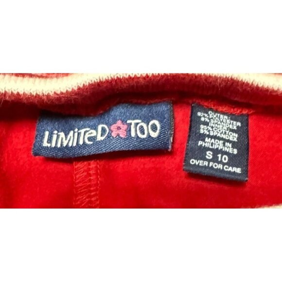 Ltd Too Girls Cheerleader Uniform Set Sz S 10 With Pom Poms Costume Halloween - Picture 7 of 7